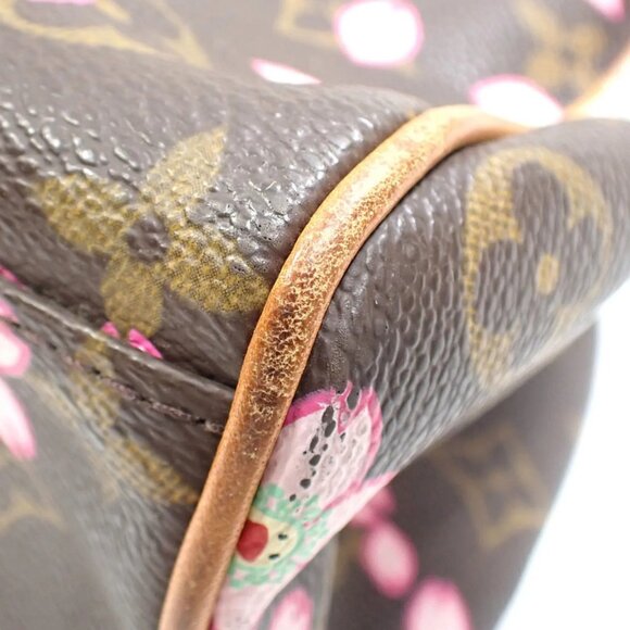 LOUIS VUITTON Monogram Cherry Blossom Sac Retro PM Handbag Takashi Murakami Tote - Picture 14 of 14